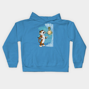 Snow-Monster Attack Kids Hoodie