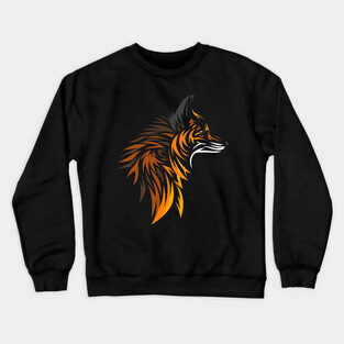 Tribal fox Crewneck Sweatshirt