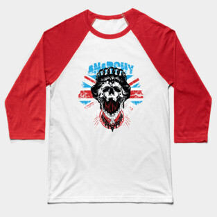 Patriotic Anarchy Baseball T-Shirt