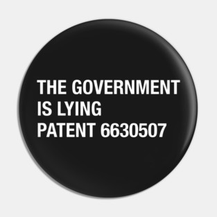 Marijuana Patent 6630507 (dark) Pin