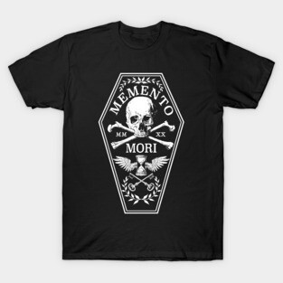 Memento Mori in White T-Shirt
