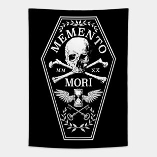 Memento Mori in White Tapestry