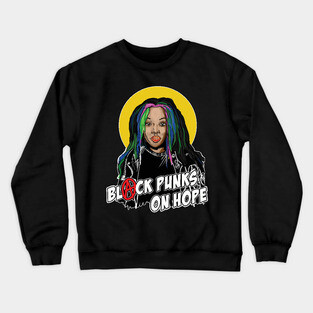 Black Punks on Hope Crewneck Sweatshirt