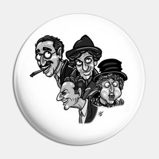 The 4 Marx Brothers Pin