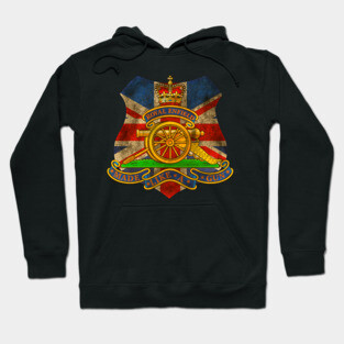 Legendary Vintage Royal Enfield Motorcycle Crest Hoodie