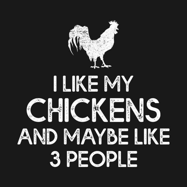 Chicken Lover Tee I Like My Chicken And Maybe Like 3 People by celeryprint