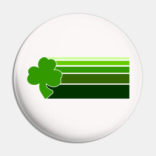 Shamrock stripes Pin