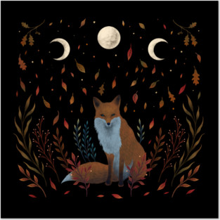 Autumn Fox Posters and Art