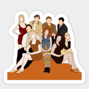 Melrose place cast Sticker