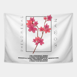 Phenomenal Woman-Female Empowerment Tapestry