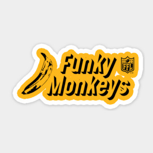Funky Monkeys Sticker