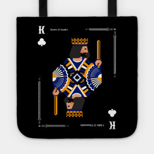 King of Clubs - Poker Card Design Tote
