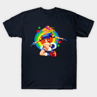 Rainbow Brite tomb raider T-Shirt