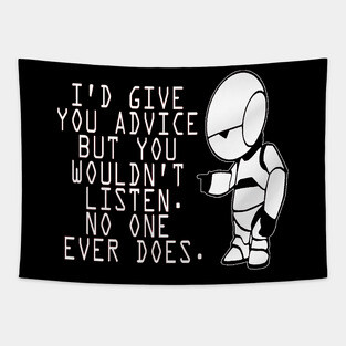 Marvin Advice - Hitchhikers Guide to the Galaxy Tapestry