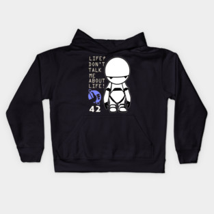 Marvin - Hitchhiker's Guide to the Galaxy Kids Hoodie