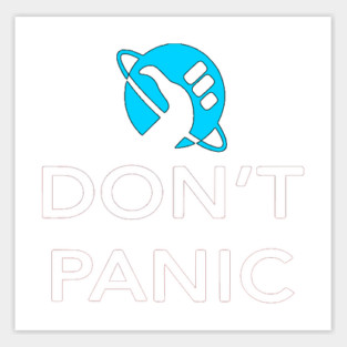 Just Don't Panic! - Hitchhikers Guide to the Galaxy Sticker