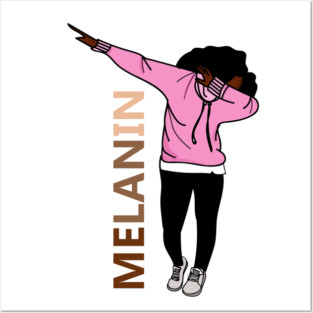 Afro Melanin Dab Dance Posters and Art