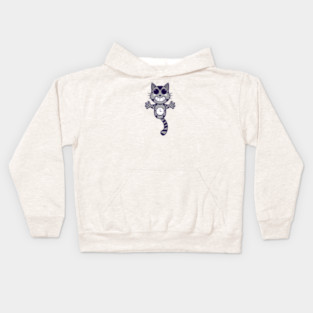 CAT CLOCK Kids Hoodie