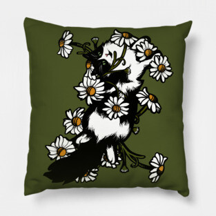 Daisy Tuxedo Cat Pillow