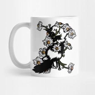 Daisy Tuxedo Cat Mug