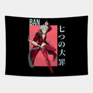 Ban - Seven Deadly Sins anime Tapestry