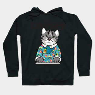 Welcome to the Library Cat Hoodie