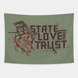 State of Love and Trust Tapestry