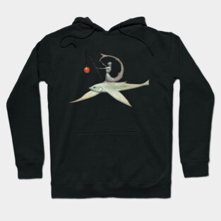 Hieronymus Bosch: Flying Fish Knight Hoodie