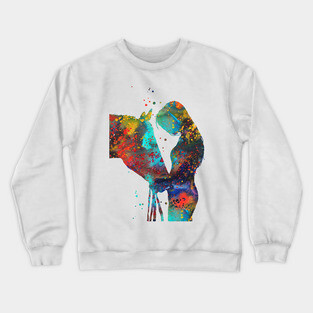 Girl with horse Crewneck Sweatshirt