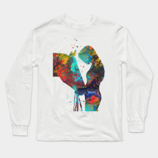 Girl with horse Long Sleeve T-Shirt