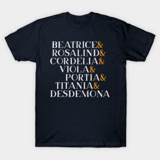 SHAKESPEARE HEROINES T-Shirt