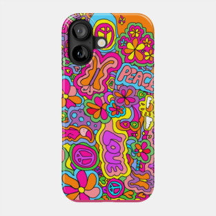 Peace and Love Phone Case