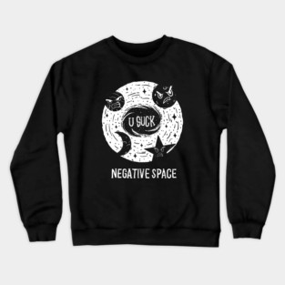 Negative Space Crewneck Sweatshirt