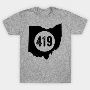 419 Area Code Ohio T-Shirt