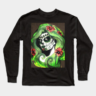 Day of the Dead Ivy Long Sleeve T-Shirt