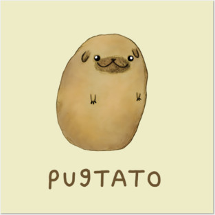 Pugtato Posters and Art
