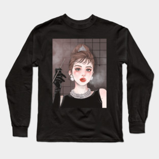 Audrey Hepburn Long Sleeve T-Shirt
