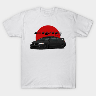 Civic si black T-shirt T-Shirt