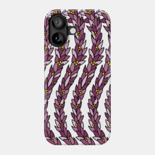 Purple Vines | Botanical Pattern Phone Case