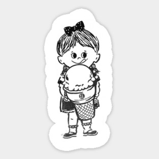 Ice Cream Girl Magnet