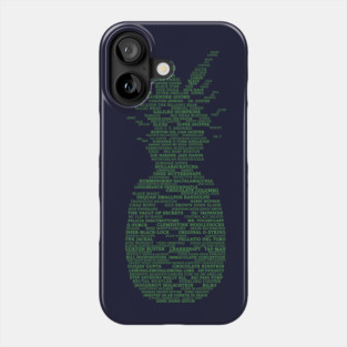 Psych Pineapple Gus Nicknames Phone Case