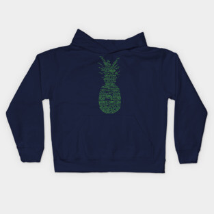 Psych Pineapple Gus Nicknames Kids Hoodie