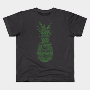 Psych Pineapple Gus Nicknames Kids T-Shirt