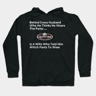 Behind Every Man Who Wears the Pants T-Shirt | Funny Husband & Wife Tee | Marriage Humor Shirt Hoodie