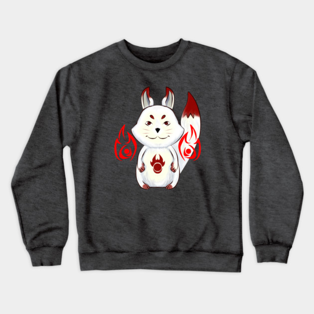CUTE LITTLE FIRE FOX (not the browser) Crewneck Sweatshirt by droidmonkey
