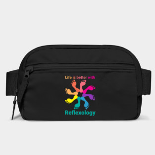 Life is better with reflexology (foot pinwheel) Bag