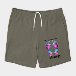 Life is more colourful with reflexology (black text) Shorts