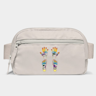 Hand and foot reflexology map Bag