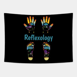 Reflexology (foot and hand maps) Tapestry