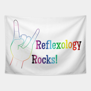 Reflexology rocks (colorful) Tapestry
